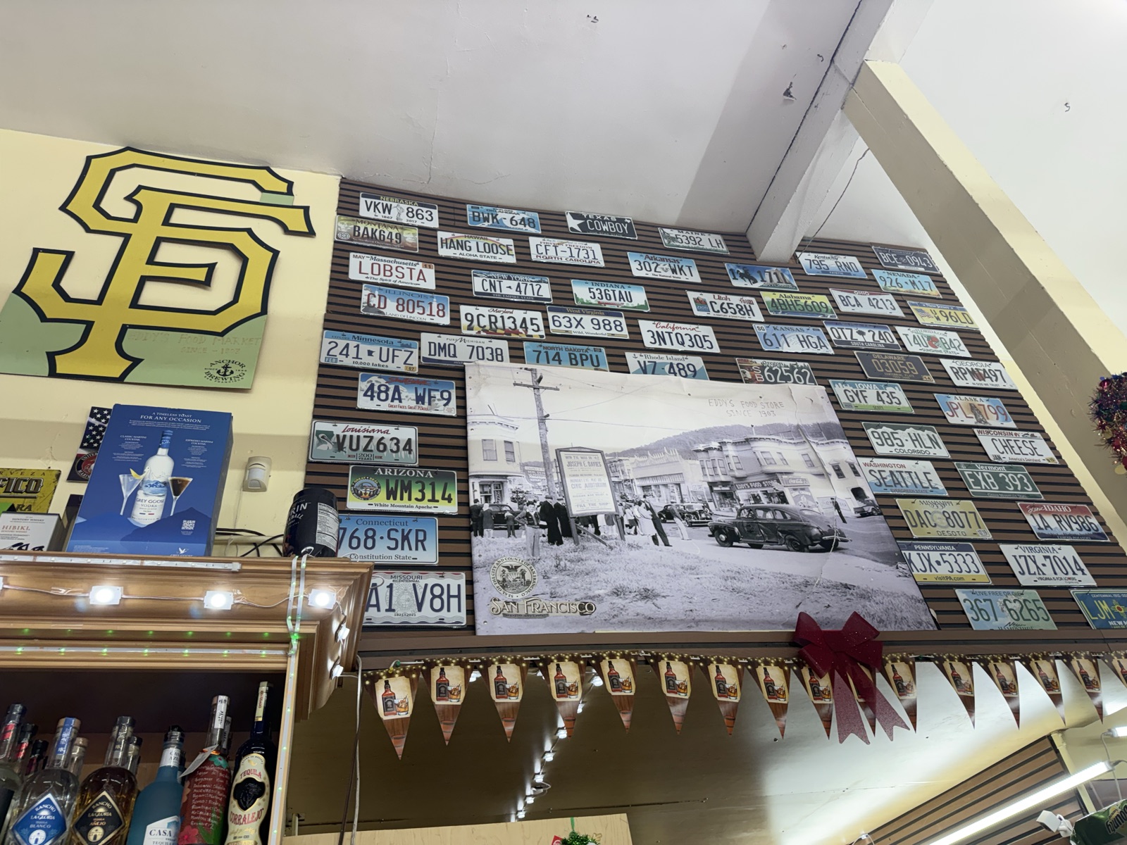 Inside Eddy's Market — front counter