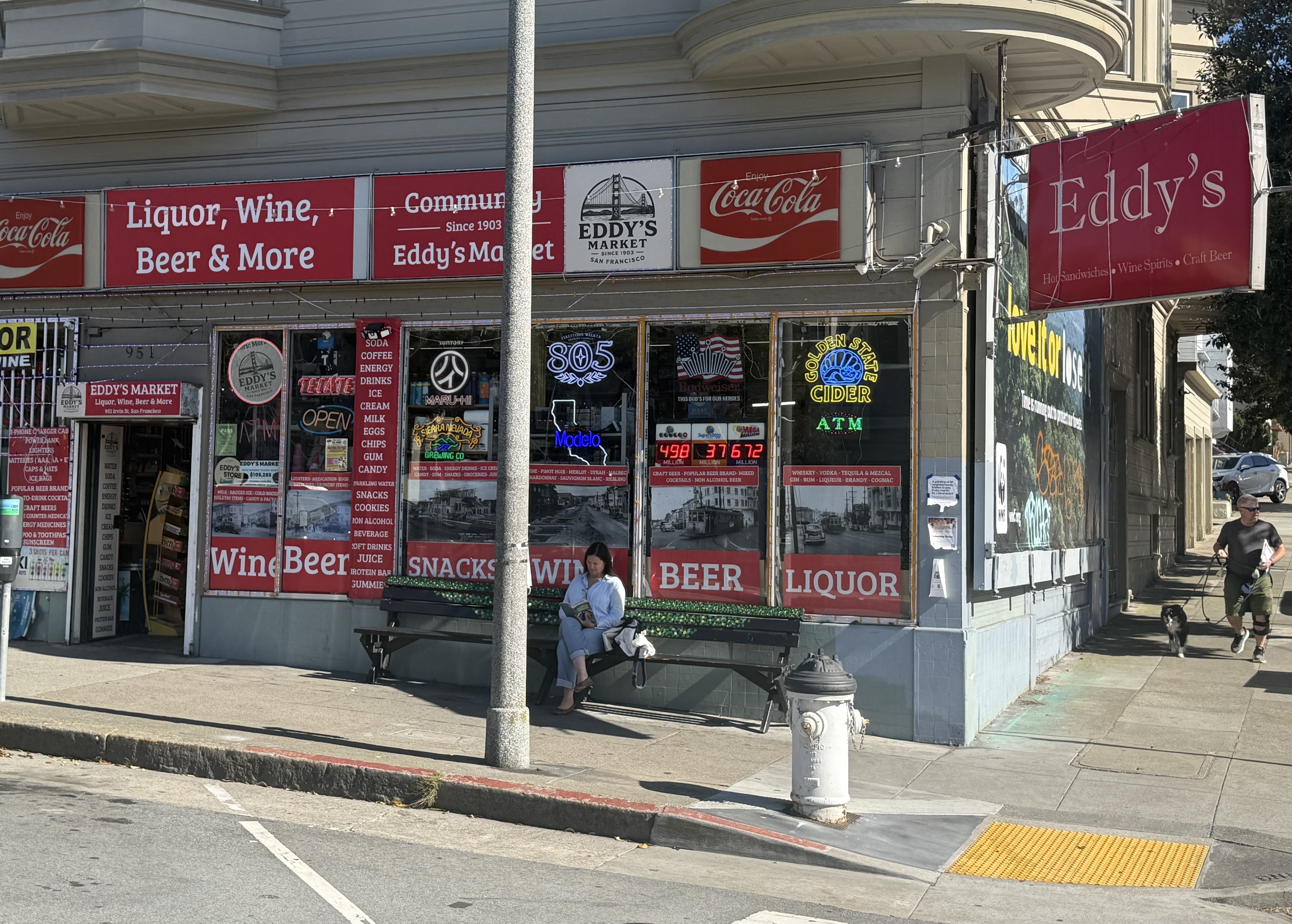 Eddy's Market storefront on the corner of Irving Street and 11th Avenue
